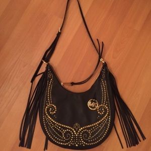 Michael Kors fringe studded bag